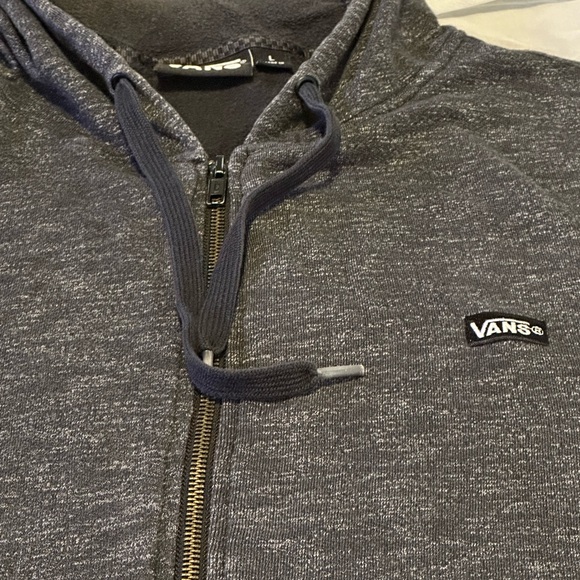 Vans zip up hoodie gray size large - Picture 4 of 4